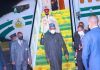 Buhari ya isa Addis Ababa don halartar taron AU karo na 35 President Buhari Arrives Addis Ababa Ahead Of 35th AU Session