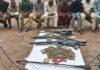‘Yan Sanda Sun Kama Wasu Mutane 8 da ake Zargi da yiwaa ‘Yan Bindiga safarar Alburusai da babura a Zamfara AHK 1