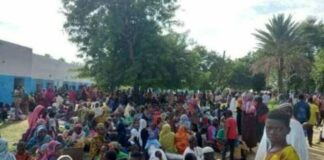 Kungiyar Tsofaffin Daliban Kasar Sudan ta nemi ayi adalci ga wadanda rikicin Ad-Damazin ya rutsa da su People displaced by tribal fighting in Roseiris between Berta and Hausa in thz Blu e Nile state on July 16 2022 768x485 1 750x430 1