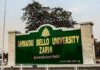 Gobara ta kone wani sashe na jami’ar Ahmadu Bello Zaria ABU Zaria sabo
