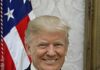 Donald Trump zai sake gurfana a gaban kotu ranar Larabar nan Donald Trump official portrait