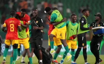 Guinea ta doke Gambia a gasar AFCON Guinea defeat Gambia to close on AFCON last 16 750x430