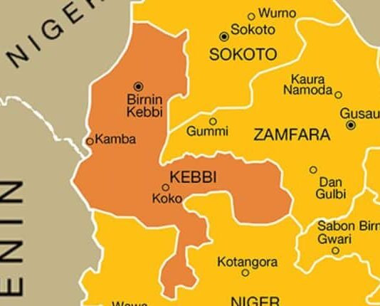 ‘Yan bindiga sun yi garkuwa da Alkalin Babbar Kotu a Jihar Kebbi Kebbi Map 750x430
