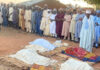 Kungiyar kare hakkin dan’adam ta zargi sojoji da boye gaskiya game da harin jirgin sama a Sokoto People gather for the funeral of the victims of the military bombing in Sokoto State on December 25 2024 (1)