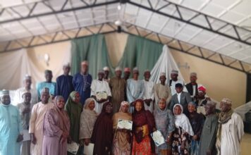 Sabon shugaban kungiyar Hausa na kwalejin ilimi ta Aminu Kano hadin gwiwa da jami’ar tarayya ta Dutsen-ma ya sha rantsuwar kama aiki IMG 20250215 WA0000