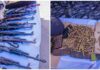Majalisar dattijai ta sanar da bacewar bindigogi sama da 3,900 Weapons recovered for some criminal suspects (1)