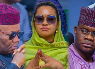 Akpabio sun haɗa baki da Yahaya Bello don yi mun kisan gilla – Natasha L R Akpabio Natasha and Bello 1