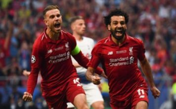 Liverpool ta lashe gasar EPL bayan da ta doke Tottenham Hotspur Liverpool12