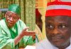 Za mu baiwa Kwankwaso masauki idan ya yanke shawarar shigowa cikin mu, yana bukatar matsuguni, za mu samar masa – Ganduje GandujeKwankwso 750x430