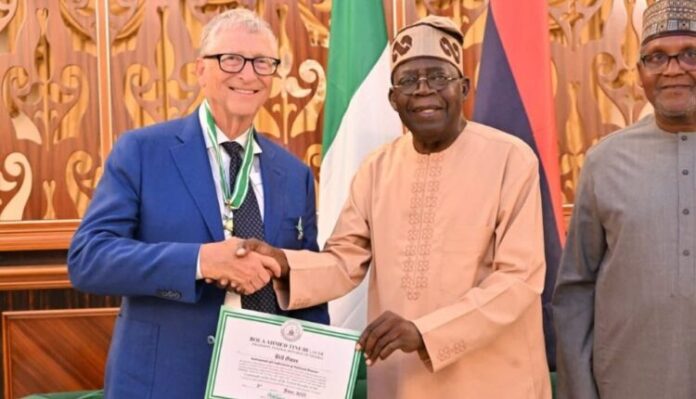 Tinubu Confers CFR On Bill Gates 750x430