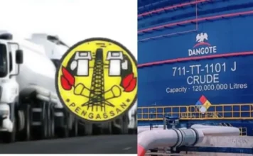 Kotu ta hana PENGASSAN da wasu katse ayyukan kamfanin man Dangote PENGASSAN Dangote 860x482 1.jpg 750x430 (1)