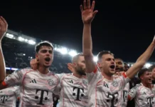 Bayern Munich ta doke PSG mai rike da kofin gasar zakarun Turai da ci 2-1 a birnin Paris AFP 20251104 832P6ZE v3 MidRes TopshotFblEurC1PsgBayern 750x430