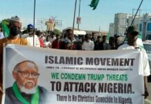 Barazanar mamaya daga Trump: Mambobin ƙungiyar Shi’a sun gudanar da zanga-zanga a Kano IMG 20251108 WA0044 700x536 1 700x430