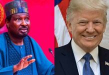 Ya kamata Trump ya nemi afuwa sakamakon kiran da ya yi wa Najeriya a matsayin “ƙasa mara ƙima” – Mataimakin Shugaban Majalisar Dattawa L R Barau Jibrin and Donald Trump 750x430