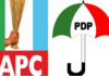 Ƴan majalisar dokokin jihar Zamfara guda 6 sun fice daga PDP zuwa APC APC PDP Logo 750x430