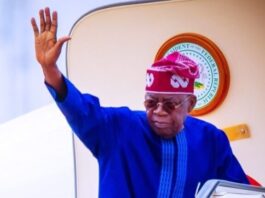 Tinubu zai bar Abuja ranar Asabar don kai ziyara kasashe uku Tinubu depart US 750x430 (1)