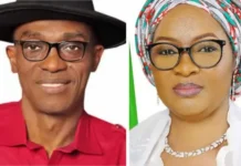 Kotu ta sake tsige Abure daga shugabancin jam’iyyar LP, ta umarci INEC ta amince da jagorancin Nenadi L R Julius Abure and Nenadi Usman