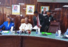 INEC ta gana da shugabannin jam’iyyun siyasa, ta gabatar da ƙa’idojin zaɓen 2027 INEC Chairman Joash Amupitan at the meeting with political parties leaders over the 2027 general elections guidelines in Abuja on Tuesday March 24 2026