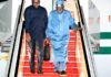Tinubu ya dawo Legas bayan kammala ziyatar kasashen Faransa, Kenya da Ruwanda Bola Tinubu arrival 750x430