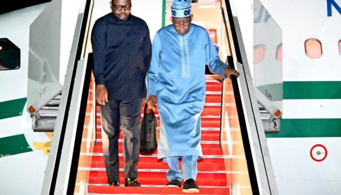 Bola Tinubu arrival 750x430