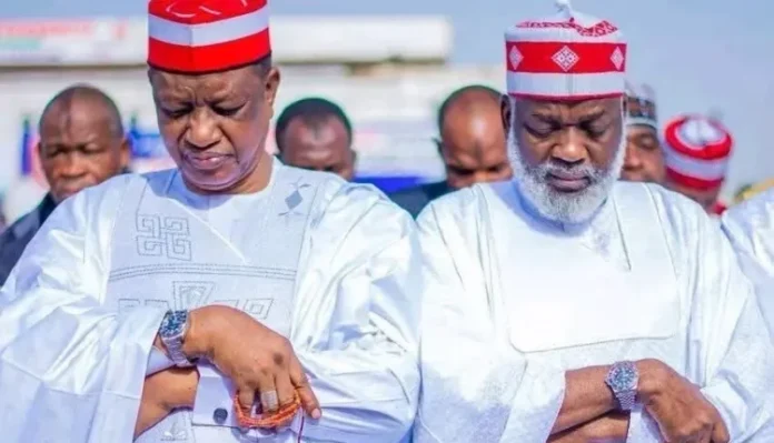 Comrade Aminu Abdussalam left and Nasiru Yusuf Gawuna right 750x430