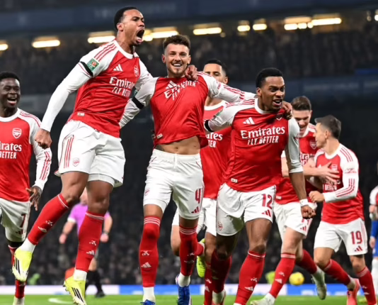 Arsenal ta lashe kofin Premier League bayan shekaru 22 GettyImages 2256295097 750x430