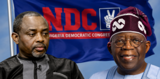 12 ga Yuni: Tinubu ya karrama Sakataren Yada Labaran jam’iyyar NDC lambar yabo ta kasa Bola Tinubu and Osa Director 750x430