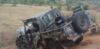 Masu yi wa kasa hidima 4 da soja 1 sun kone a hadarin mota a Adamawa IMG 20260603 WA0279 750x430