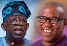 Zabar Peter Obi a 2027 kamar zabar Tinubu ne – Kenneth Okonkwo L R Bola Tinubu and Peter Obi
