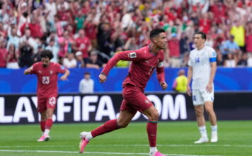 Ronaldo ya kafa tarihi a matsayin dan wasa na farko da ya ci kwallo a gasar cin Kofin Duniya shida daban-daban Ronaldo
