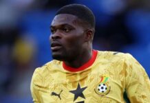 Kofin Duniya 2026: An hana dan wasan Ghana Thomas Partey shiga Kanada Thomas Partey 750x430