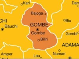 Gwamna Yahaya ya bada umarnin yin bincike bayan da ginin Majalisa ya yi sanadiyyar mutuwar mutum 1 da jikkata 7 Gombe State Map new 750x430