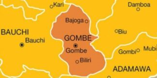 Gwamna Yahaya ya bada umarnin yin bincike bayan da ginin Majalisa ya yi sanadiyyar mutuwar mutum 1 da jikkata 7 Gombe State Map new 750x430