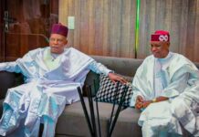 Gwamna Yusuf ya ziyarci Shettima don taya shi murna kan zaben shi a matsayin mataimakin Tinubu IMG 20260711 WA0185 750x430