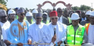 Tinubu Ya Kaddamar da ayyukan Naira biliyan 137 na gyara hanyoyi a Borno IMG 6721 750x430