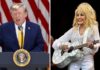 Trump ya yi ta’aziyya kan rasuwar Dolly Parton, ya ba da umarnin a saukar da tutocin Amurka a fadin kasa Donald Trump and Dolly Parton
