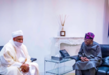 Tinubu ya taya Sarkin Musulmi murnar cika shekaru 70 a duniya Sultan of Sokoto visits Tinubu in Abuja 750x430