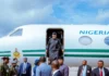 Shettima ya dawo Najeriya bayan taron Kungiyar Tarayyar Afirka Shettima Returns 750x430